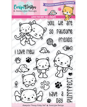 Carlijn Design Clear Stamps Penny Kitty Cat (CDJD-0014)