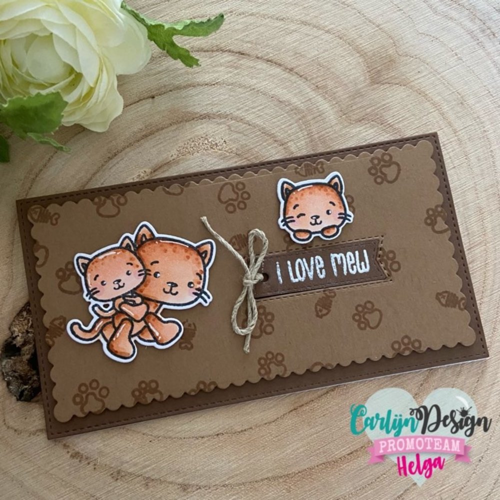 Carlijn Design Clear Stamps Penny Kitty Cat (CDJD-0014) Carlijn Design Clear Stamps Penny Kitty Cat (CDJD-0014)