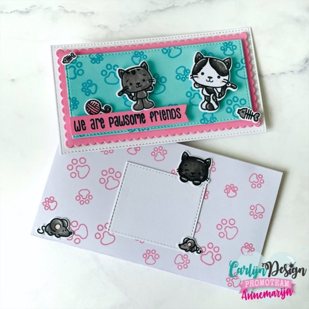 Carlijn Design Clear Stamps Penny Kitty Cat (CDJD-0014) Carlijn Design Clear Stamps Penny Kitty Cat (CDJD-0014)