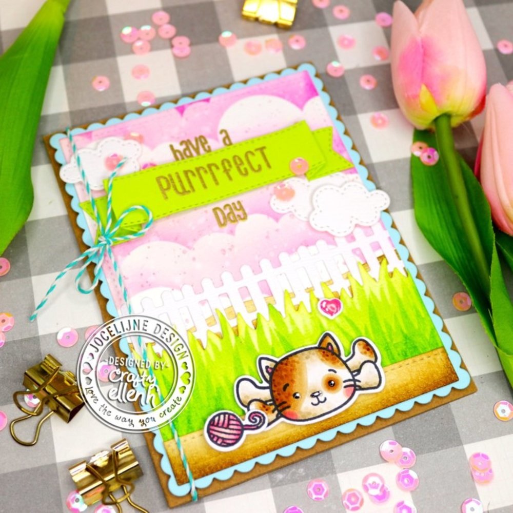 Carlijn Design Clear Stamps Penny Kitty Cat (CDJD-0014) Carlijn Design Clear Stamps Penny Kitty Cat (CDJD-0014)