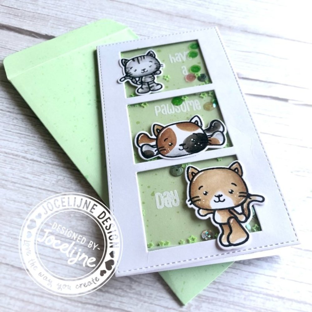 Carlijn Design Clear Stamps Penny Kitty Cat (CDJD-0014) Carlijn Design Clear Stamps Penny Kitty Cat (CDJD-0014)