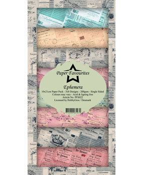 Paper Favourites Ephemera Slimline Paper Pack (PFS022) Paper Favourites Ephemera Slimline Paper Pack (PFS022)