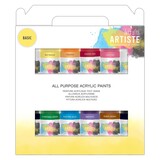 Artiste Acrylic Paint Pack 12x59ml Basic (DOA 763320)