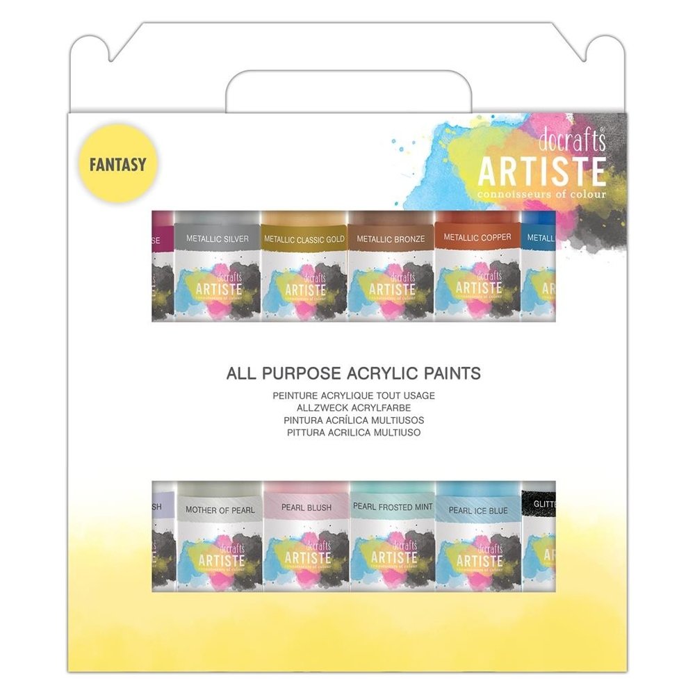 Artiste Acrylic Pack 12x59ml Fantasy (DOA 763321)