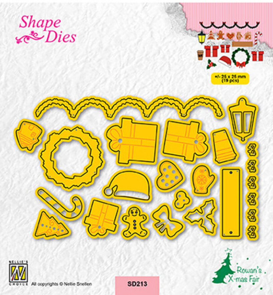 Nellie Snellen Snijmal Christmas fiddles 2 (SD213)