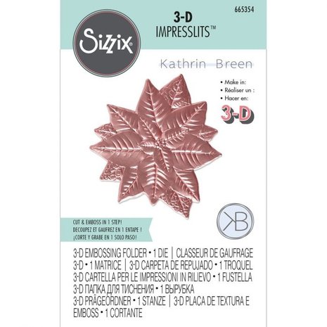 Sizzix 3D Impresslits Poinsetta (665354)