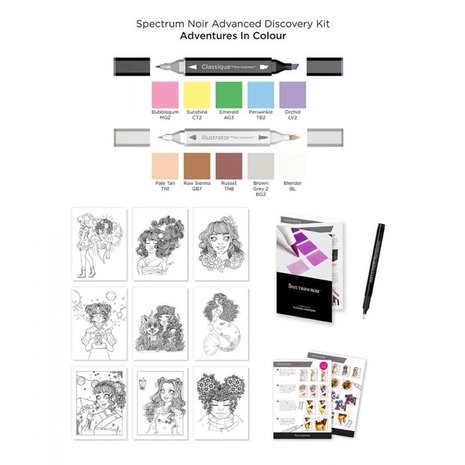 Spectrum Noir Pro Colour Adventures in Colouring Kit | Michaels