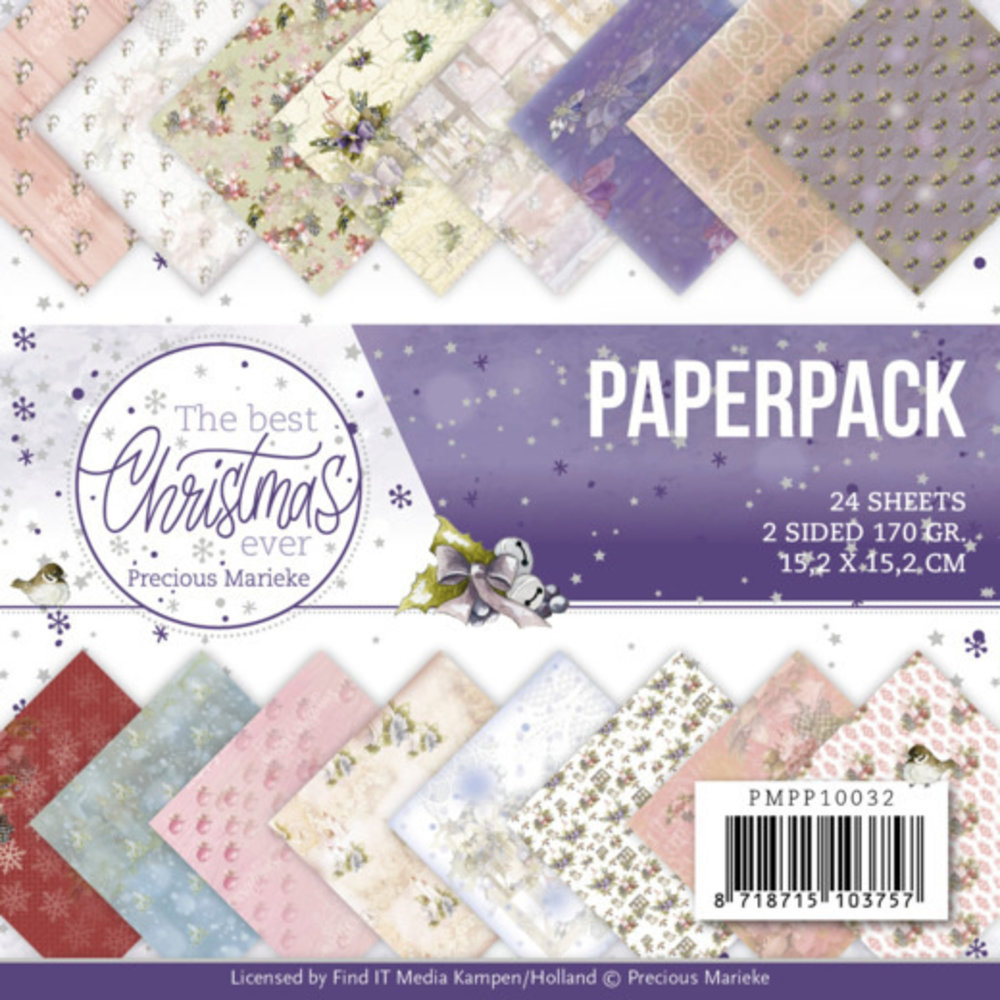 Precious Marieke The Best Christmas Ever 6x6 Inch Paper Pack (PMPP10032)