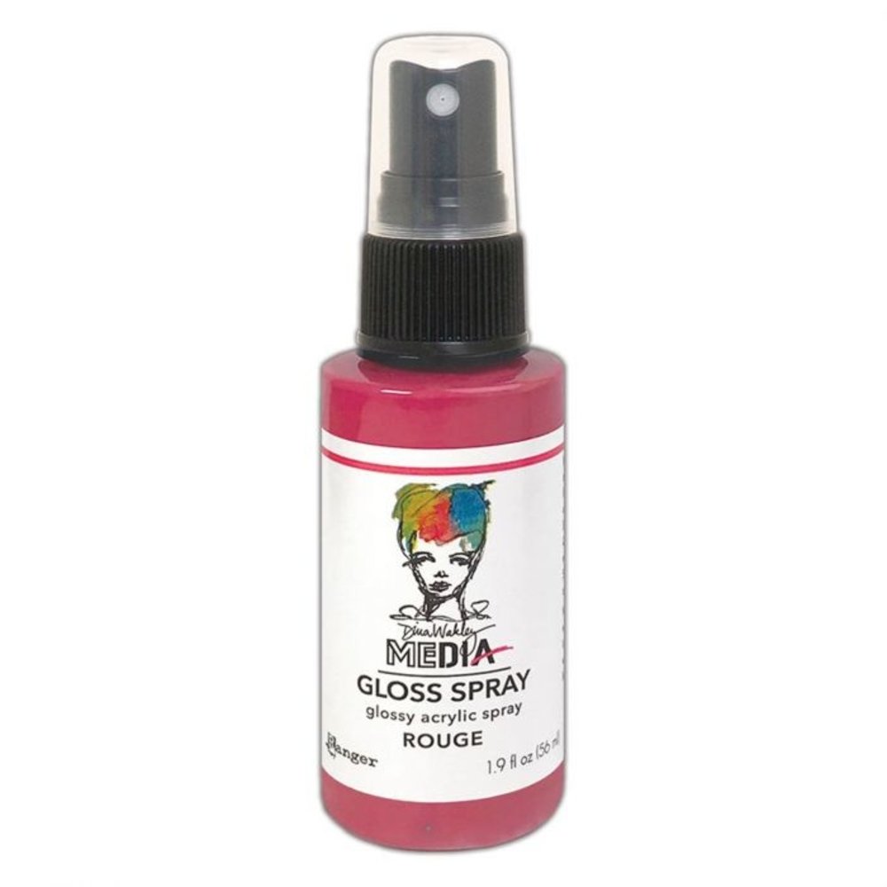 Dina Wakley MEdia Media Gloss Spray Rouge 56ml (MDO76513)