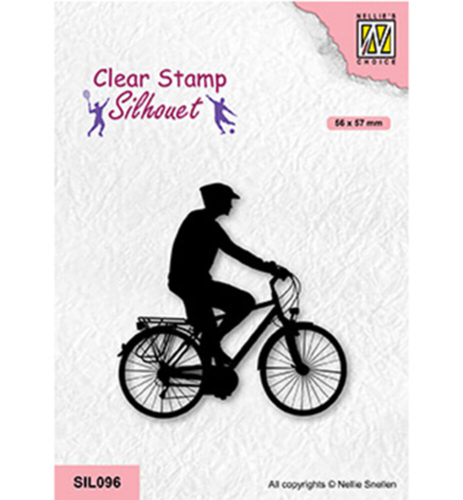 Nellie Snellen Clear Stamp Cycling (SIL096) Nellie Snellen Clear Stamp Cycling (SIL096)