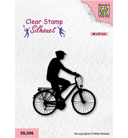 Nellie Snellen Clear Stamp Cycling (SIL096) Nellie Snellen Clear Stamp Cycling (SIL096)