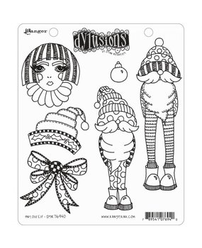 Ranger Dylusions Any Old Elf Cling Stamps (DYR76940) Ranger Dylusions Any Old Elf Cling Stamps (DYR76940)