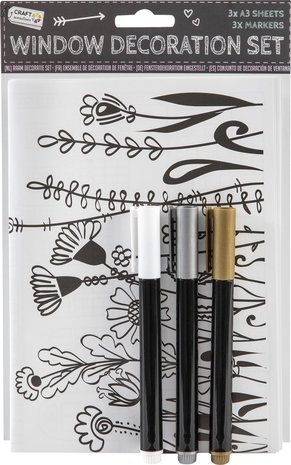 Craft Sensations Window Decoration Set (CR0976/GE)