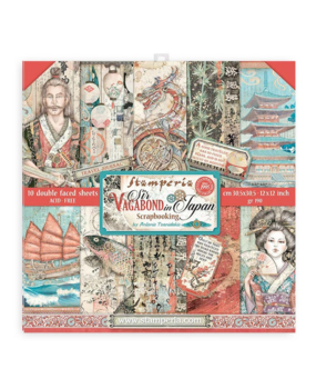 Stamperia Sir Vagabond in Japan 12x12 Inch Paper Pack (SBBL95) Stamperia Sir Vagabond in Japan 12x12 Inch Paper Pack (SBBL95)