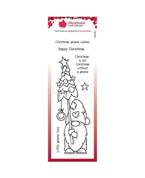 Woodware Singles Tall Tree Gnome Clear Stamp Set (FRS410) Woodware Singles Tall Tree Gnome Clear Stamp Set (FRS410)