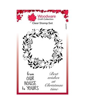 Woodware Singles Bubble Greenery Clear Stamp (JGS777) Woodware Singles Bubble Greenery Clear Stamp (JGS777)