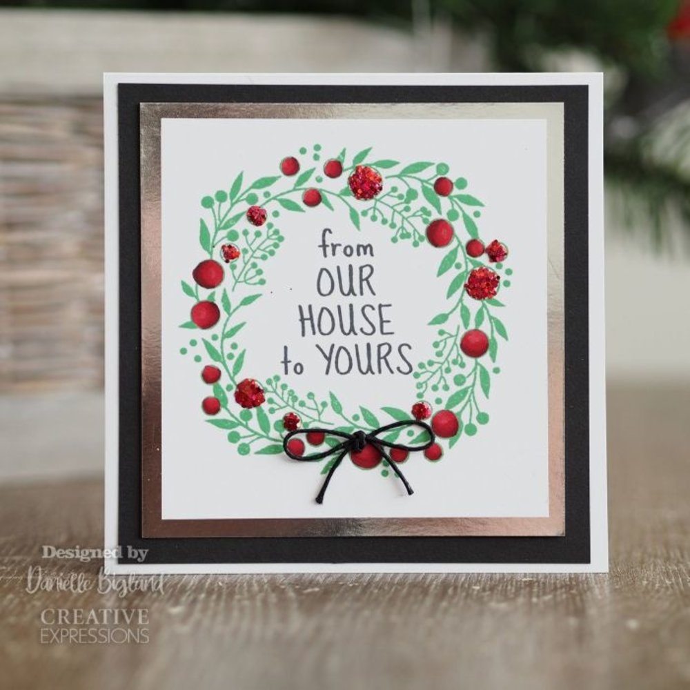 Woodware Singles Bubble Greenery Clear Stamp (JGS777) Woodware Singles Bubble Greenery Clear Stamp (JGS777)