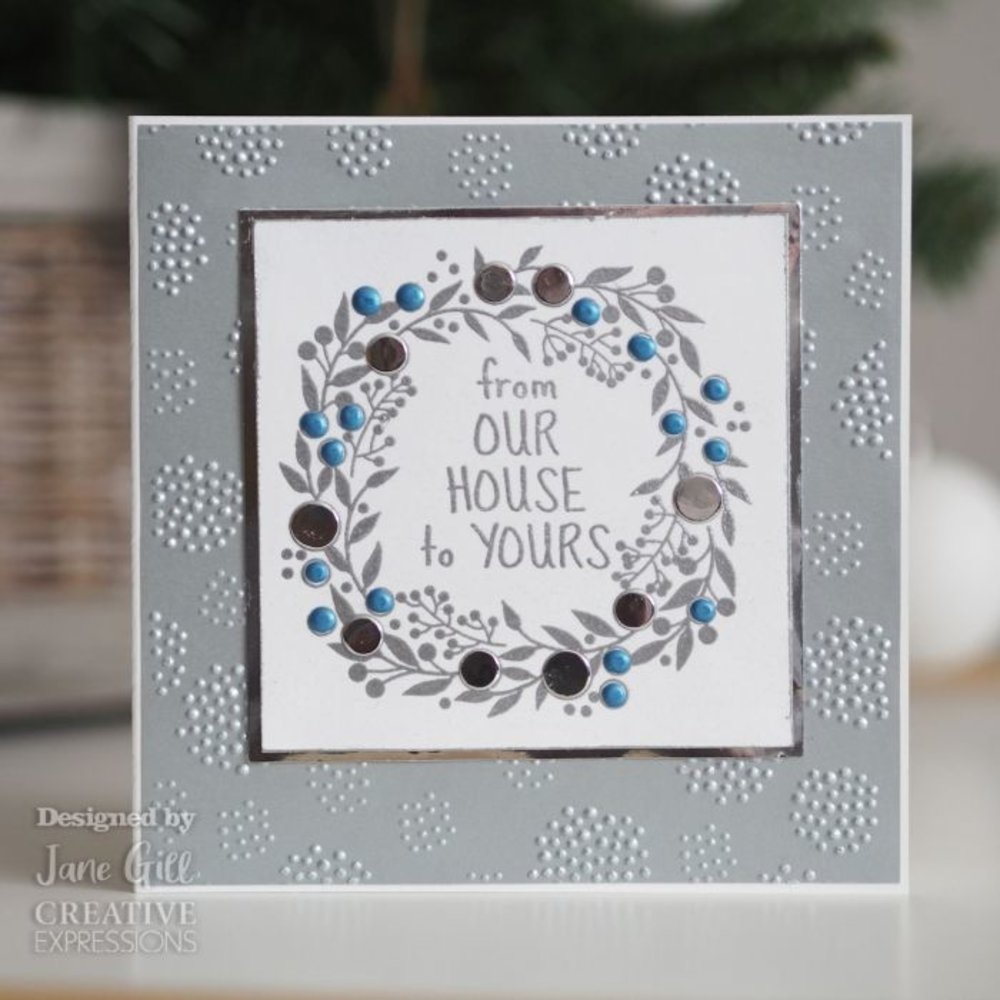 Woodware Singles Bubble Greenery Clear Stamp (JGS777) Woodware Singles Bubble Greenery Clear Stamp (JGS777)