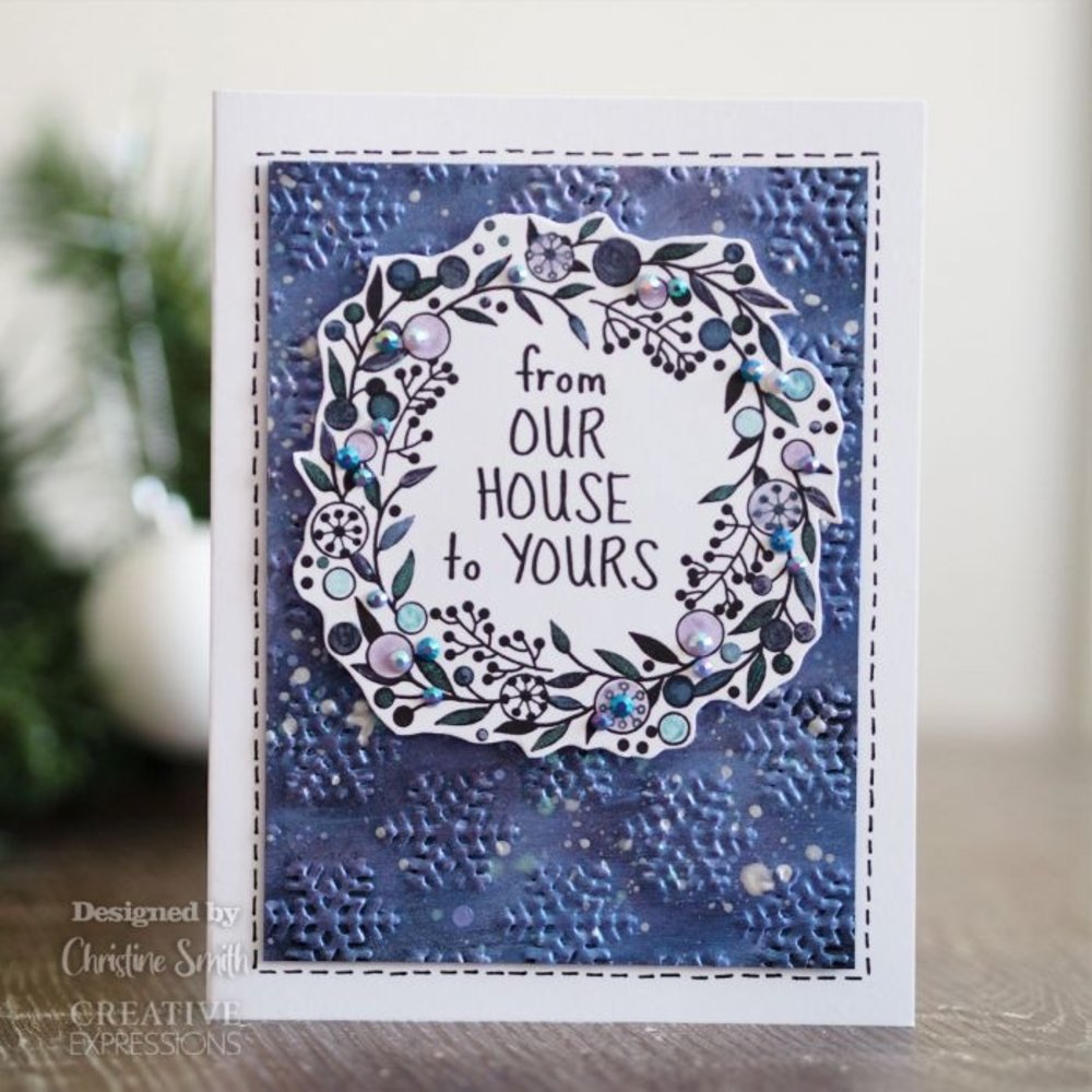 Woodware Singles Bubble Greenery Clear Stamp (JGS777) Woodware Singles Bubble Greenery Clear Stamp (JGS777)