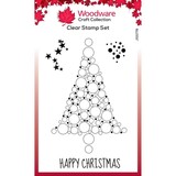 Woodware Singles Bubble Spruce Clear Stamp (JGS778)