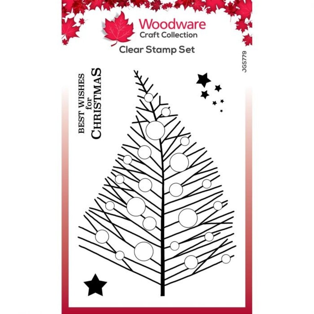 Woodware Singles Bubble Twiggy Tree Clear Stamp (JGS779) Woodware Singles Bubble Twiggy Tree Clear Stamp (JGS779)