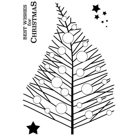 Woodware Singles Bubble Twiggy Tree Clear Stamp (JGS779) Woodware Singles Bubble Twiggy Tree Clear Stamp (JGS779)