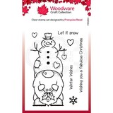 Woodware Singles Snow Gnome Clear Stamp (FRS864)