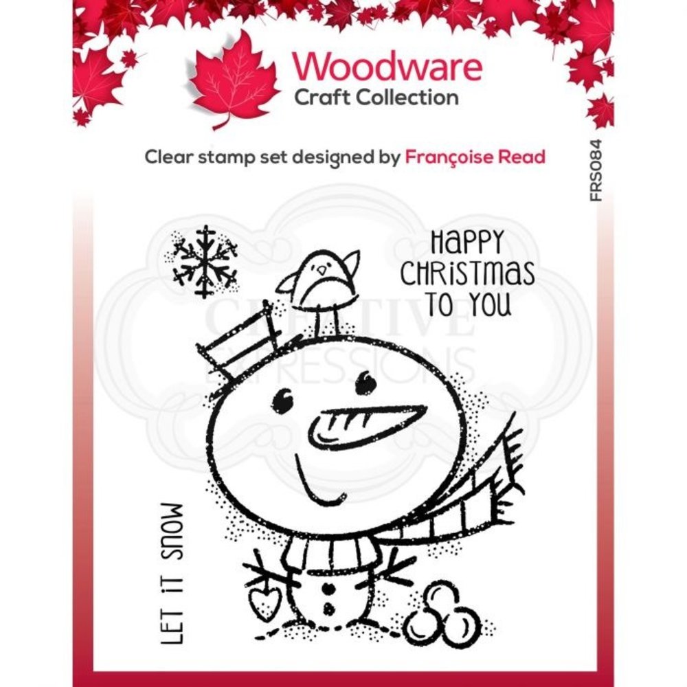 Woodware Singles Little Snowman Clear Stamp (FRS084) Woodware Singles Little Snowman Clear Stamp (FRS084)
