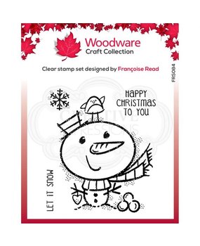 Woodware Singles Little Snowman Clear Stamp (FRS084) Woodware Singles Little Snowman Clear Stamp (FRS084)