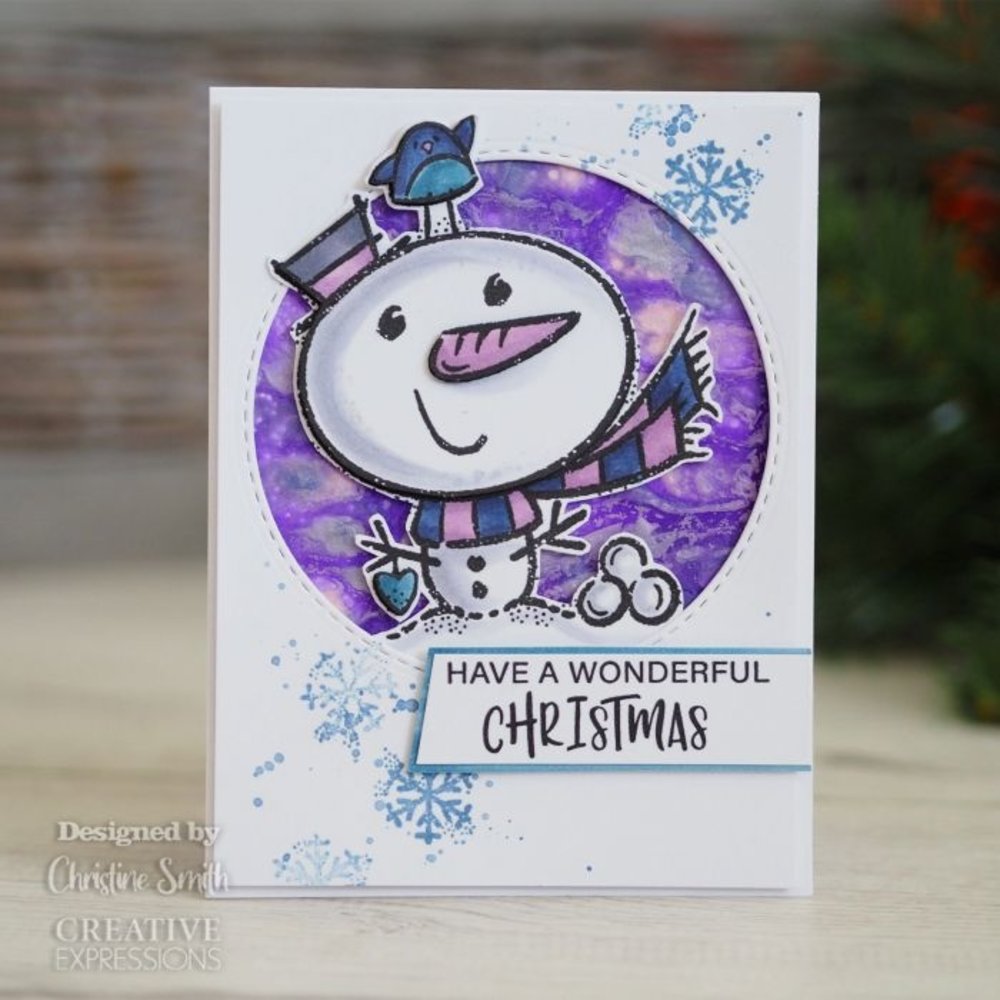Woodware Singles Little Snowman Clear Stamp (FRS084) Woodware Singles Little Snowman Clear Stamp (FRS084)