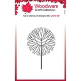 Woodware Singles Mini Round Twiggy Tree Clear Stamp (JGM017)