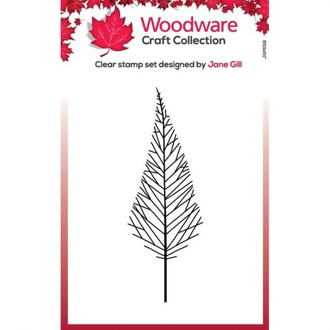 Woodware Singles Mini Tall Twiggy Tree Clear Stamp (JGM018) Woodware Singles Mini Tall Twiggy Tree Clear Stamp (JGM018)