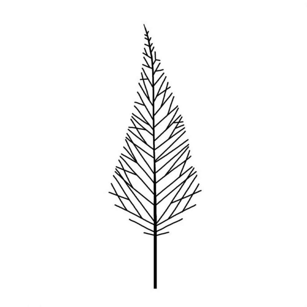 Woodware Singles Mini Tall Twiggy Tree Clear Stamp (JGM018) Woodware Singles Mini Tall Twiggy Tree Clear Stamp (JGM018)