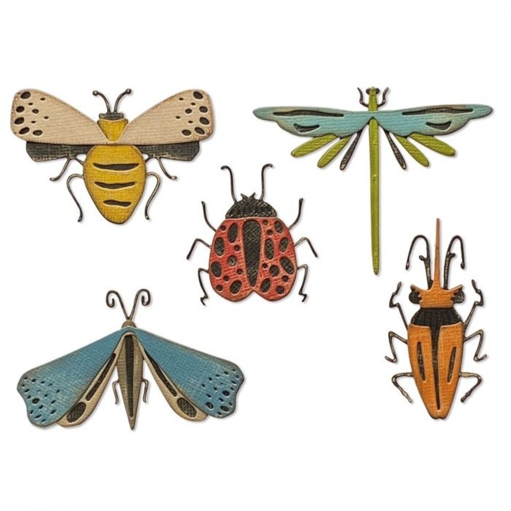 Sizzix Thinlits Die Set Funky Insects (665364) Sizzix Thinlits Die Set Funky Insects (665364)