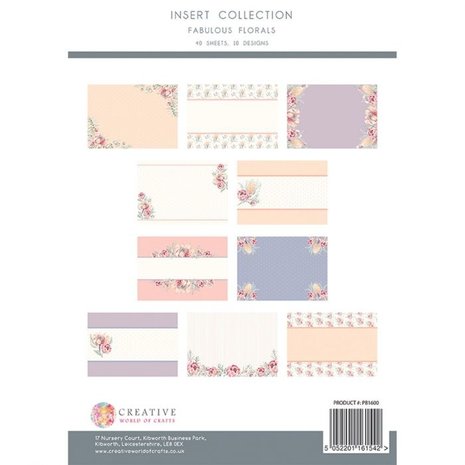 The Paper Boutique Fabulous Florals Insert Collection (PB1600)