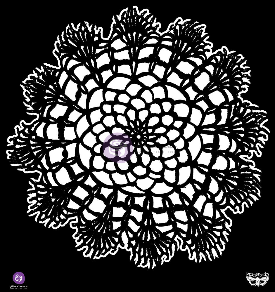 Prima Marketing Inc Finnabair Doily 12x12 Inch Stencil (960421) Prima Marketing Inc Finnabair Doily 12x12 Inch Stencil (960421)