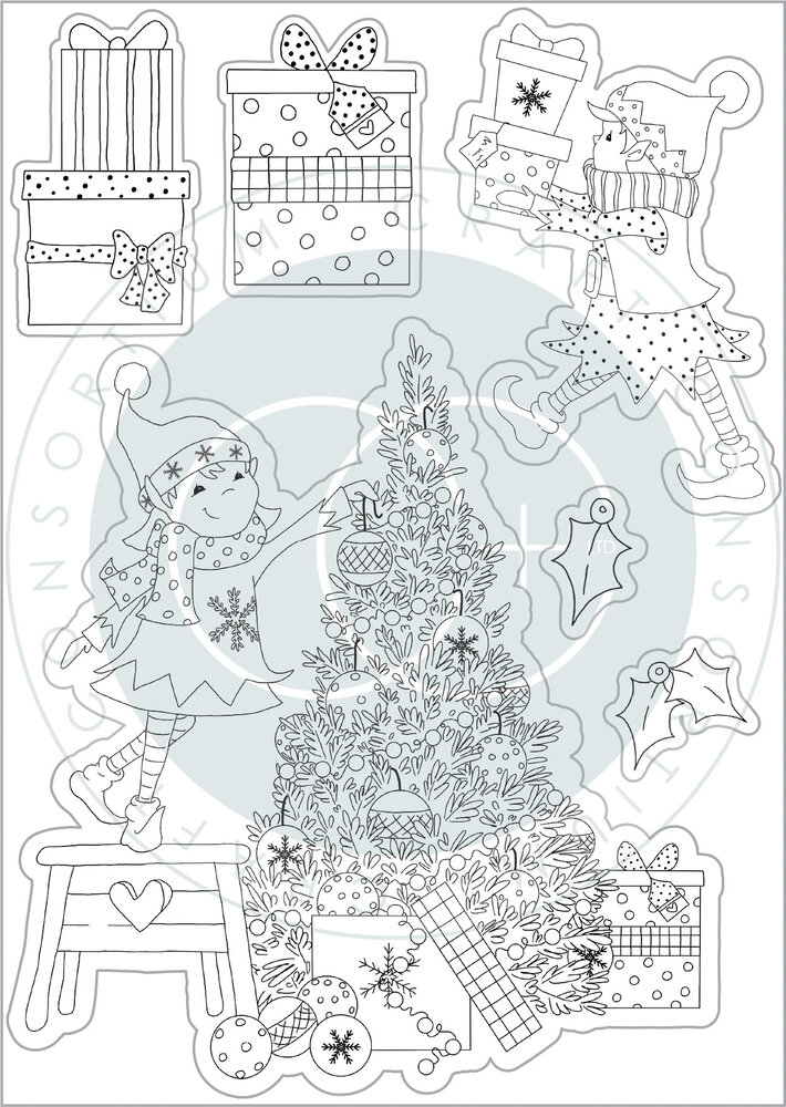 Craft Consortium Made by Elves Tree Clear Stamps (CCSTMP069) Craft Consortium Made by Elves Tree Clear Stamps (CCSTMP069)