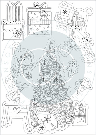 Craft Consortium Made by Elves Tree Clear Stamps (CCSTMP069) Craft Consortium Made by Elves Tree Clear Stamps (CCSTMP069)