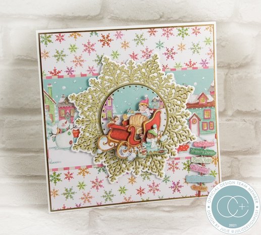 Craft Consortium Made by Elves Sleigh Clear Stamps (CCSTMP070)