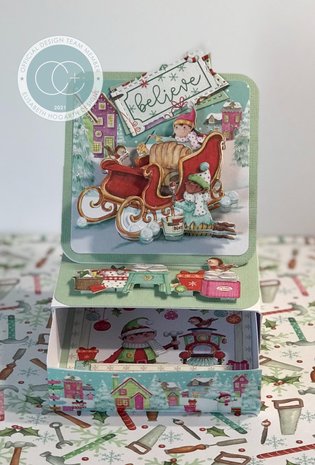 Craft Consortium Made by Elves Sleigh Clear Stamps (CCSTMP070)