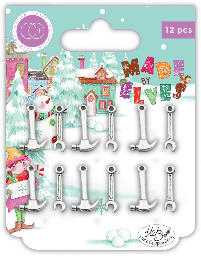 Craft Consortium Made by Elves Tools Metal Charms (CCMCHRM028) Craft Consortium Made by Elves Tools Metal Charms (CCMCHRM028)