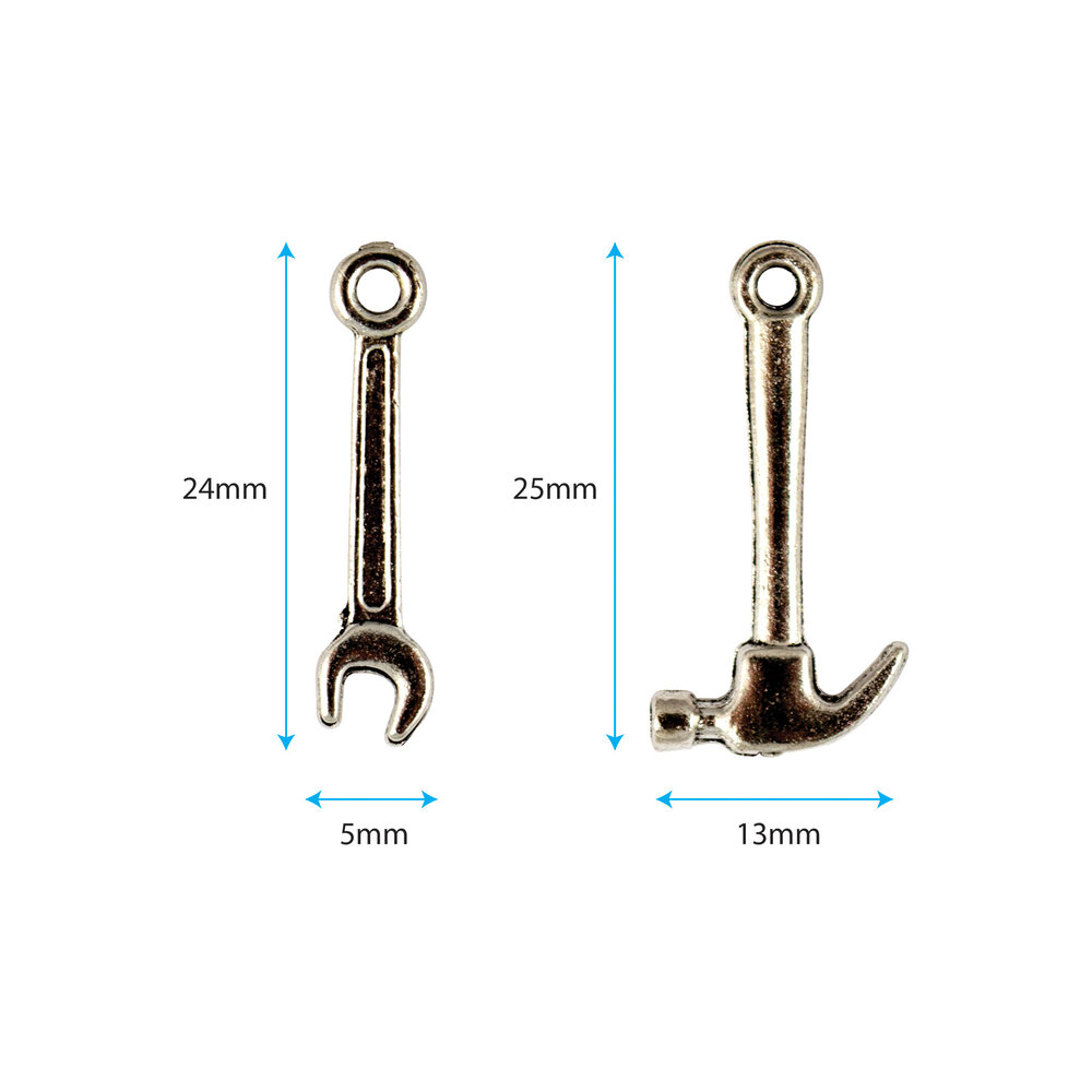 Craft Consortium Made by Elves Tools Metal Charms (CCMCHRM028) Craft Consortium Made by Elves Tools Metal Charms (CCMCHRM028)