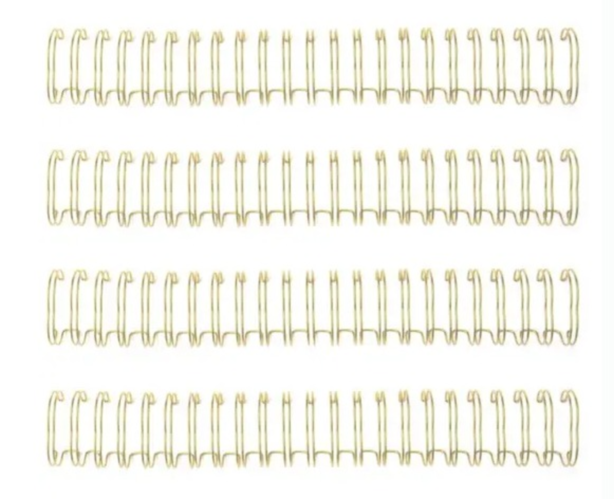 We R Memory Keepers Cinch Binding Wires 0.625 Inch Gold (4pcs) (60000054) We R Memory Keepers Cinch Binding Wires 0.625 Inch Gold (4pcs) (60000054)