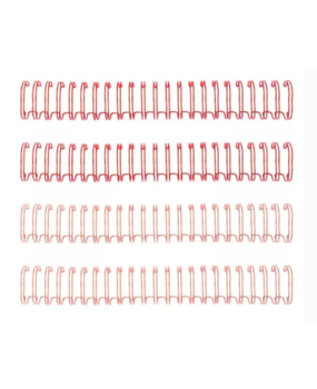 We R Memory Keepers Cinch Binding Wires 0.625 Inch Coral (4pcs) (60000057)