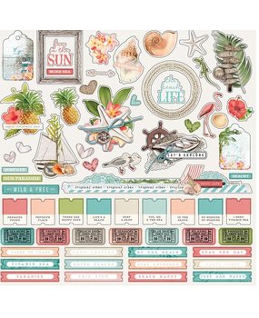 Simple Stories Simple Vintage Coastal Combo Sticker (12701) Simple Stories Simple Vintage Coastal Combo Sticker (12701)