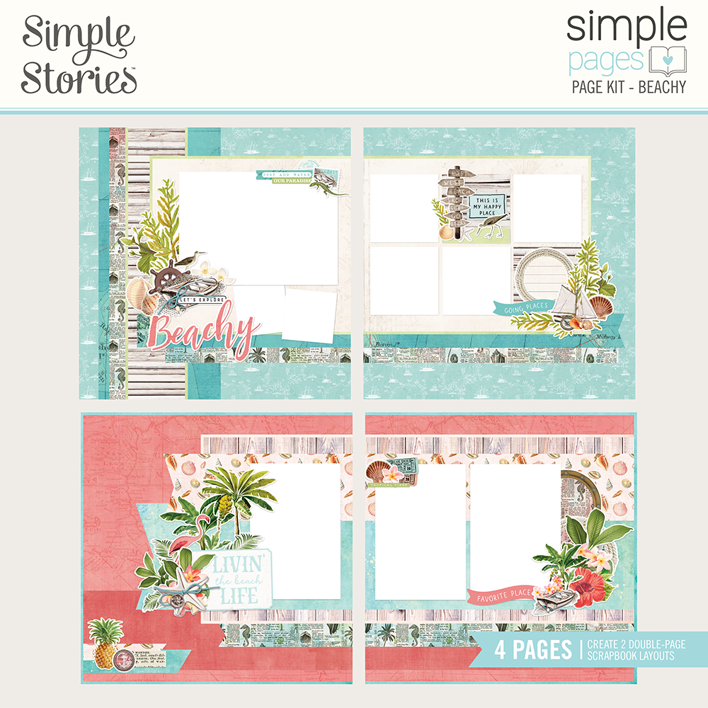 Simple Stories Simple Vintage Coastal Simple Pages Kit Beachy (12736) Simple Stories Simple Vintage Coastal Simple Pages Kit Beachy (12736)