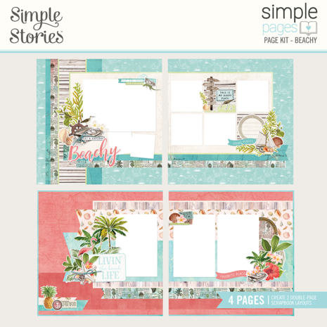 Simple Stories Simple Vintage Coastal Simple Pages Kit Beachy (12736) Simple Stories Simple Vintage Coastal Simple Pages Kit Beachy (12736)
