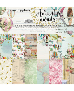 Memory Place Adventure Awaits 12x12 Inch Paper Pack (MP-60592) Memory Place Adventure Awaits 12x12 Inch Paper Pack (MP-60592)
