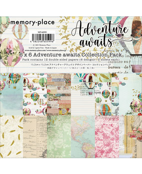 Memory Place Adventure Awaits 6x6 Inch Paper Pack (MP-60599) Memory Place Adventure Awaits 6x6 Inch Paper Pack (MP-60599)