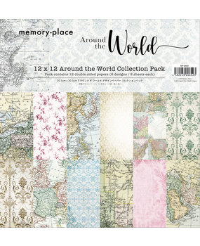 Memory Place Around the World 12x12 Inch Paper Pack (MP-60602) Memory Place Around the World 12x12 Inch Paper Pack (MP-60602)